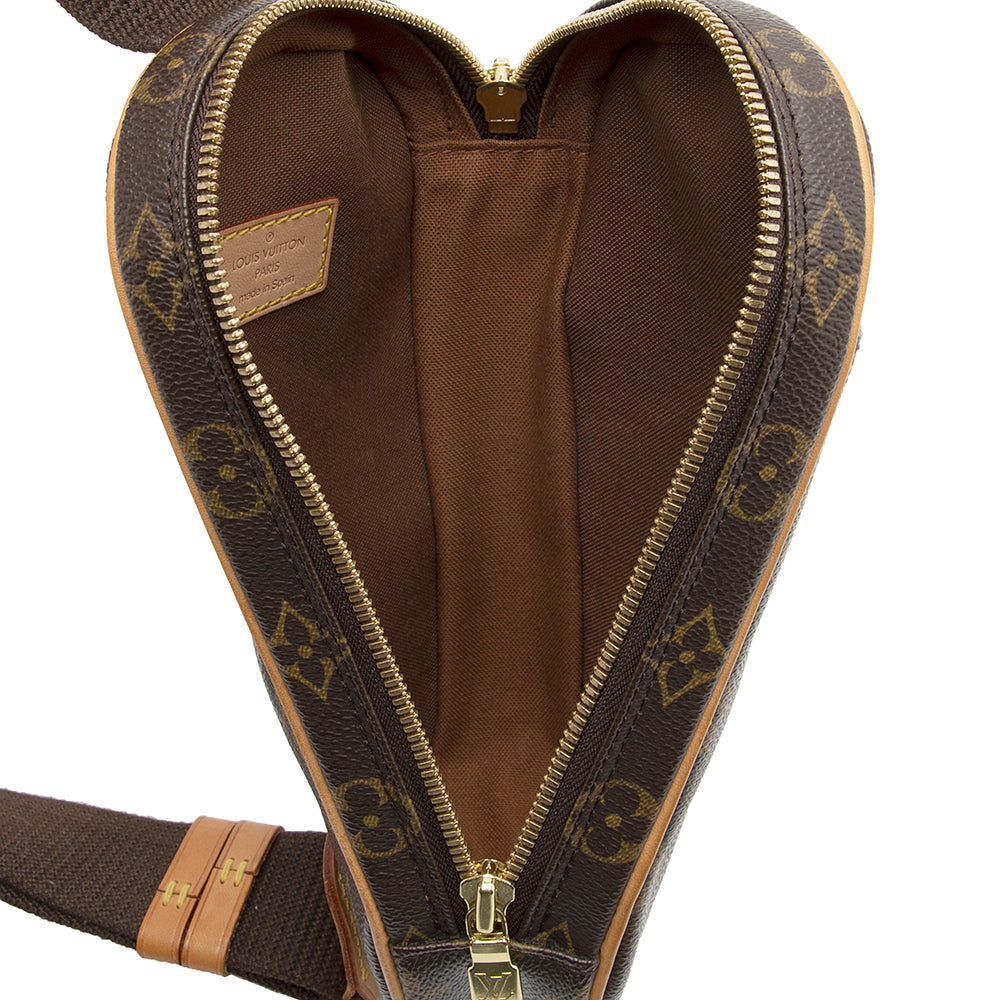 Louis Vuitton Vintage Monogram Canvas Pochette Gange Sling Bag (SHF-20873) - Image 6
