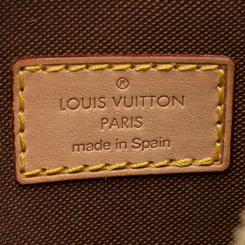 Louis Vuitton Vintage Monogram Canvas Pochette Gange Sling Bag (SHF-20873) - Image 7