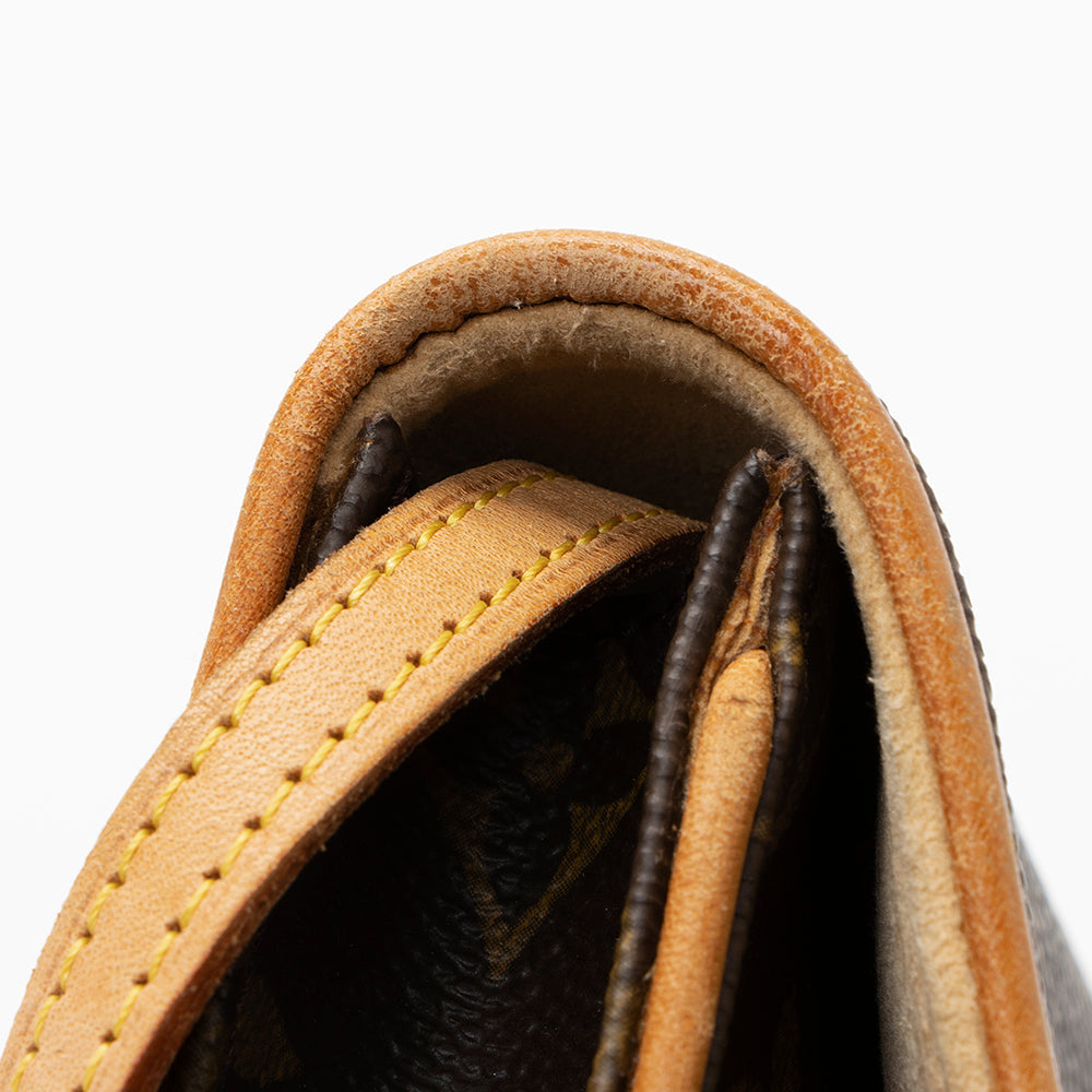 Louis Vuitton Vintage Monogram Canvas Pochette Twin GM Shoulder Bag (SHF-18399) - Image 8