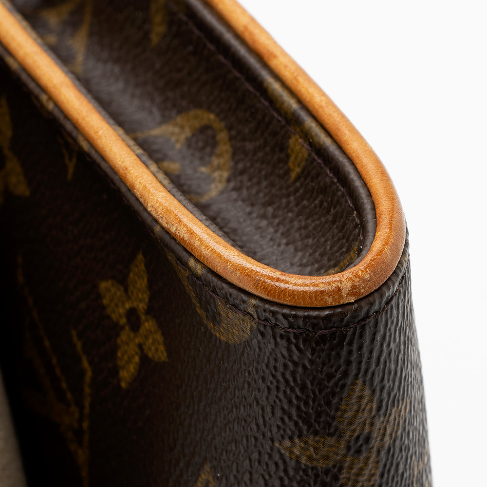 Louis Vuitton Vintage Monogram Canvas Pochette Twin GM Shoulder Bag (SHF-18399) - Image 12