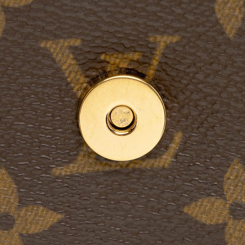 Louis Vuitton Vintage Monogram Canvas Pochette Twin GM Shoulder Bag (SHF-20314) - Image 8