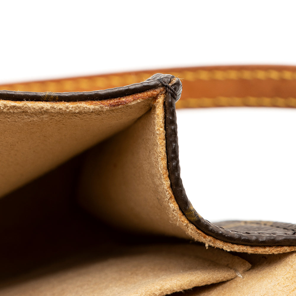 Louis Vuitton Vintage Monogram Canvas Pochette Twin GM Shoulder Bag (SHF-20305) - Image 9