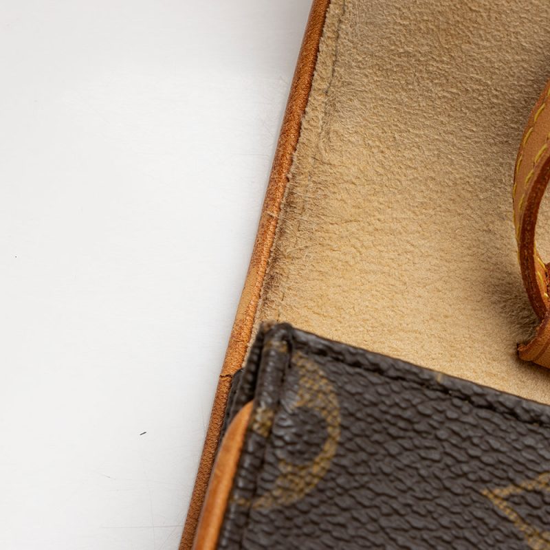 Louis Vuitton Vintage Monogram Canvas Pochette Twin GM Shoulder Bag (SHF-20305) - Image 10