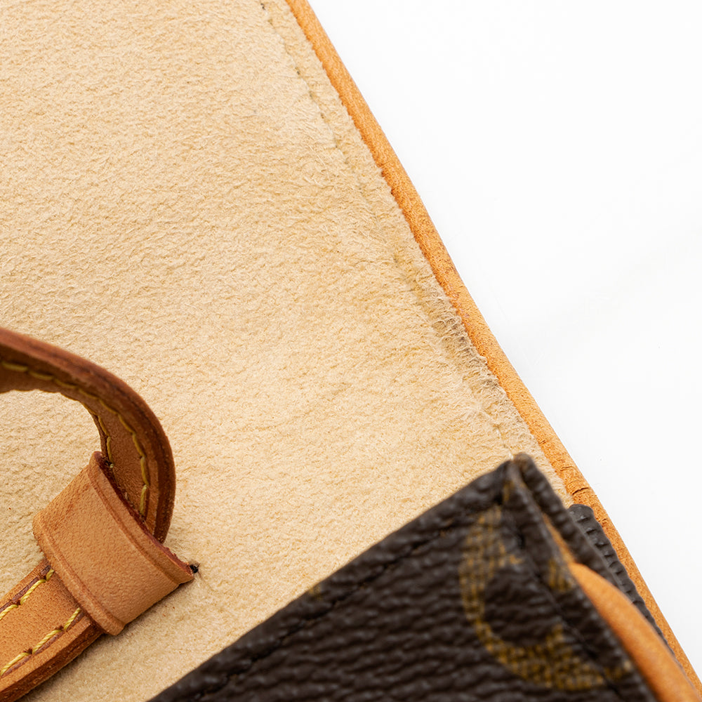 Louis Vuitton Vintage Monogram Canvas Pochette Twin GM Shoulder Bag (SHF-20305) - Image 12