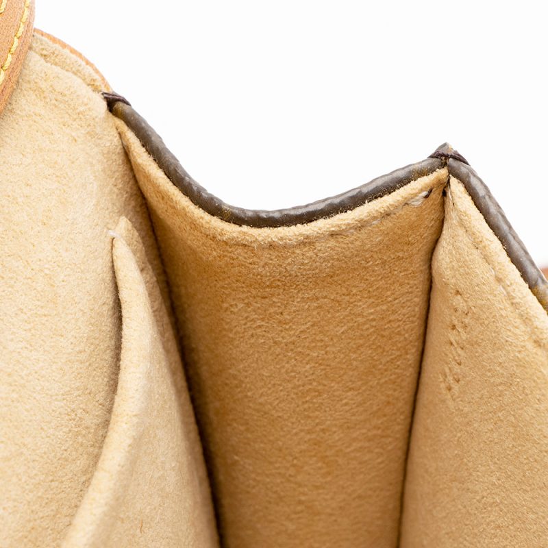 Louis Vuitton Vintage Monogram Canvas Pochette Twin GM Shoulder Bag (SHF-20791) - Image 8