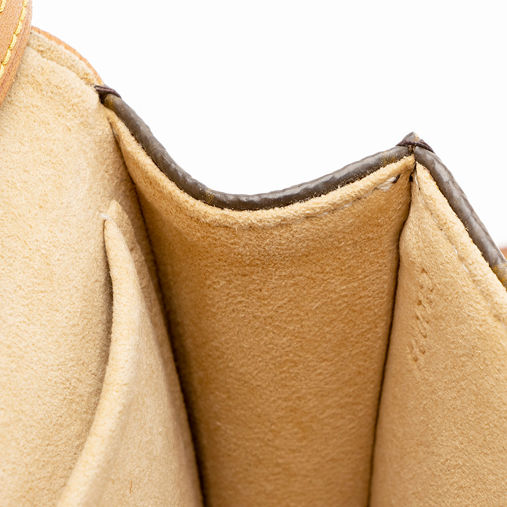 Louis Vuitton Vintage Monogram Canvas Pochette Twin GM Shoulder Bag (SHF-20791) - Image 8