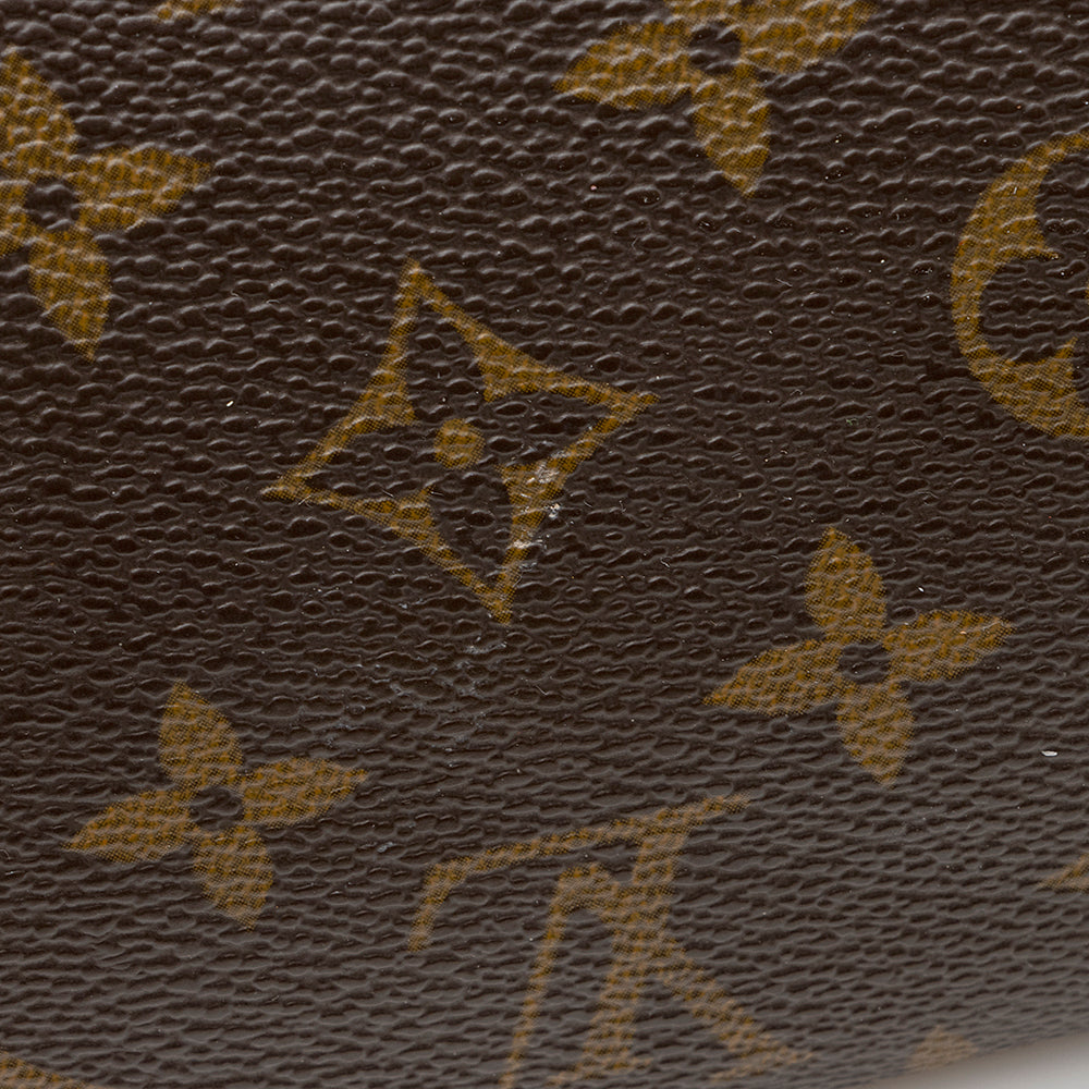 Louis Vuitton Vintage Monogram Canvas Pochette Twin GM Shoulder Bag (SHF-20791) - Image 11