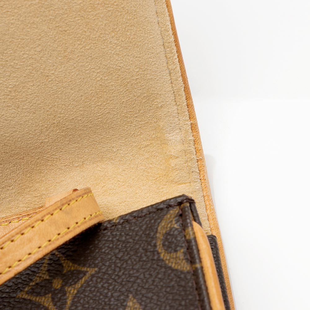 Louis Vuitton Vintage Monogram Canvas Pochette Twin GM Shoulder Bag (SHF-20792) - Image 10