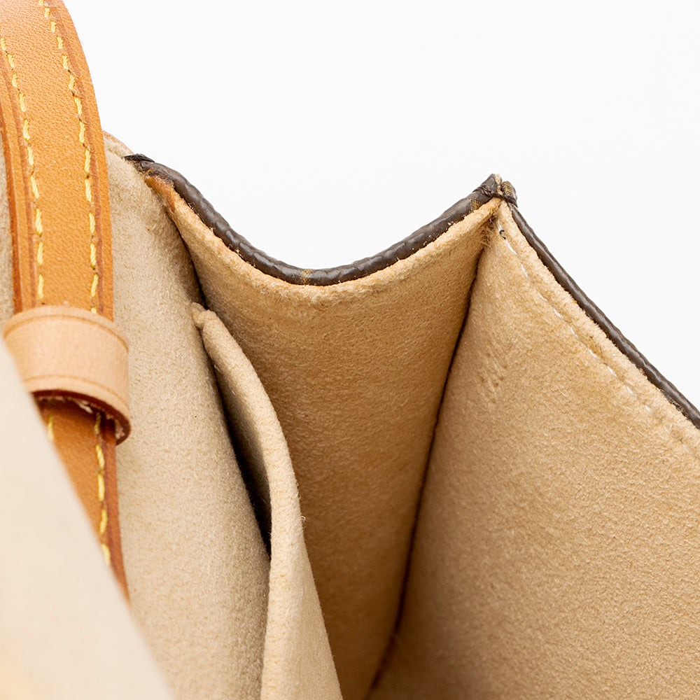 Louis Vuitton Vintage Monogram Canvas Pochette Twin GM Shoulder Bag (SHF-20793) - Image 8