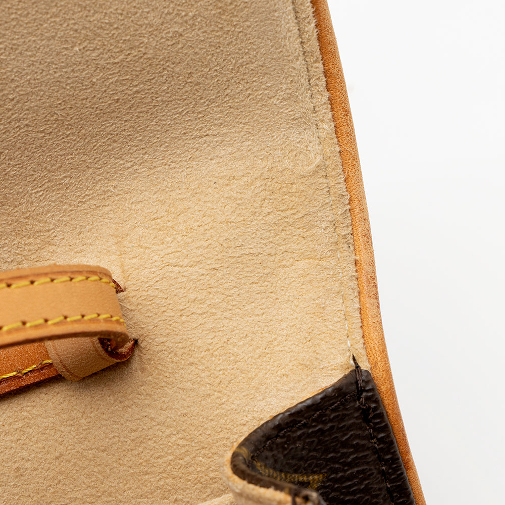 Louis Vuitton Vintage Monogram Canvas Pochette Twin GM Shoulder Bag (SHF-20793) - Image 9