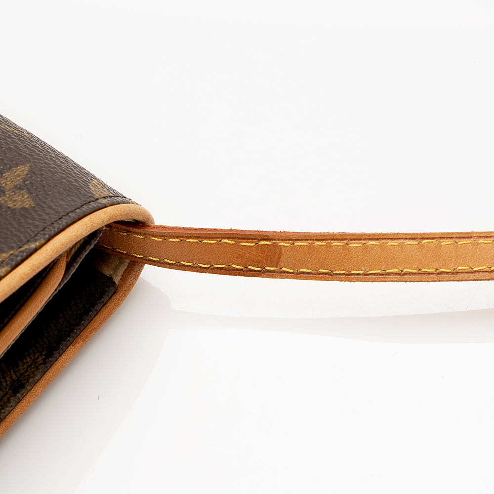 Louis Vuitton Vintage Monogram Canvas Pochette Twin GM Shoulder Bag (SHF-20793) - Image 12