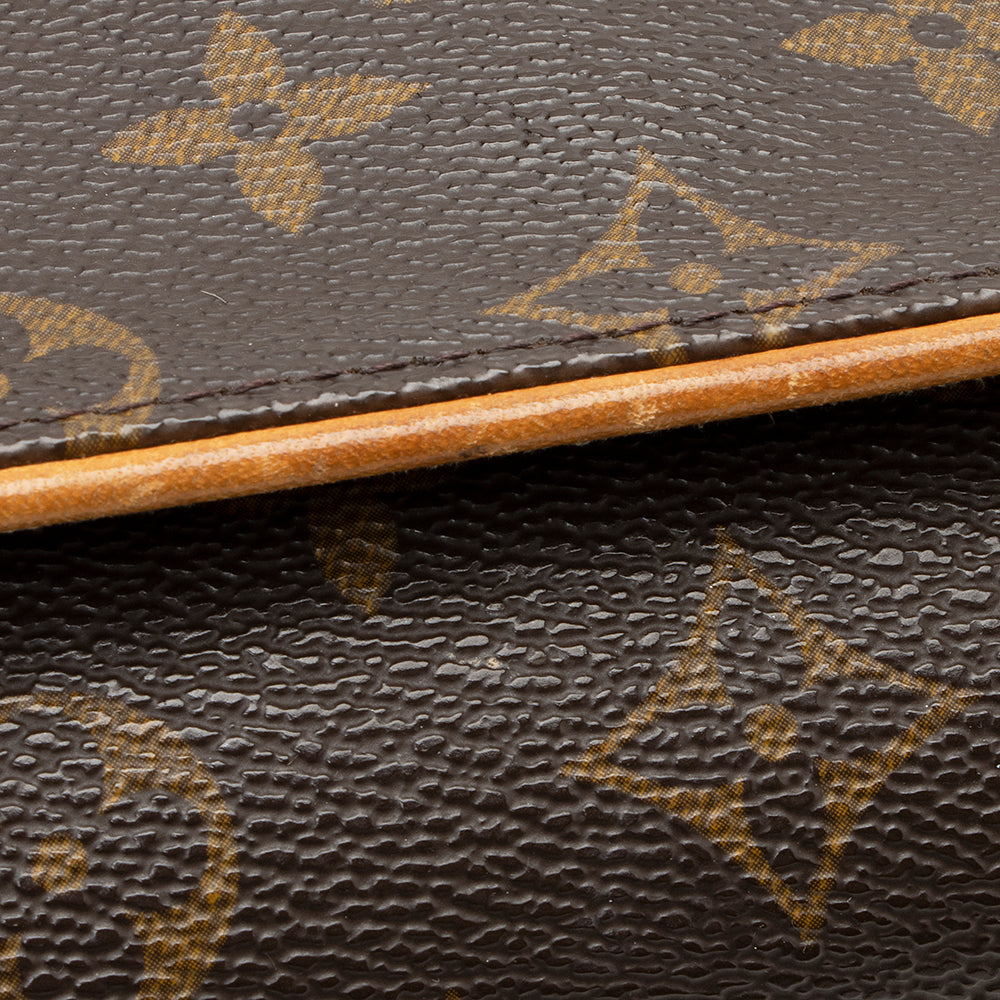 Louis Vuitton Vintage Monogram Canvas Pochette Twin GM Shoulder Bag (SHF-20795) - Image 13