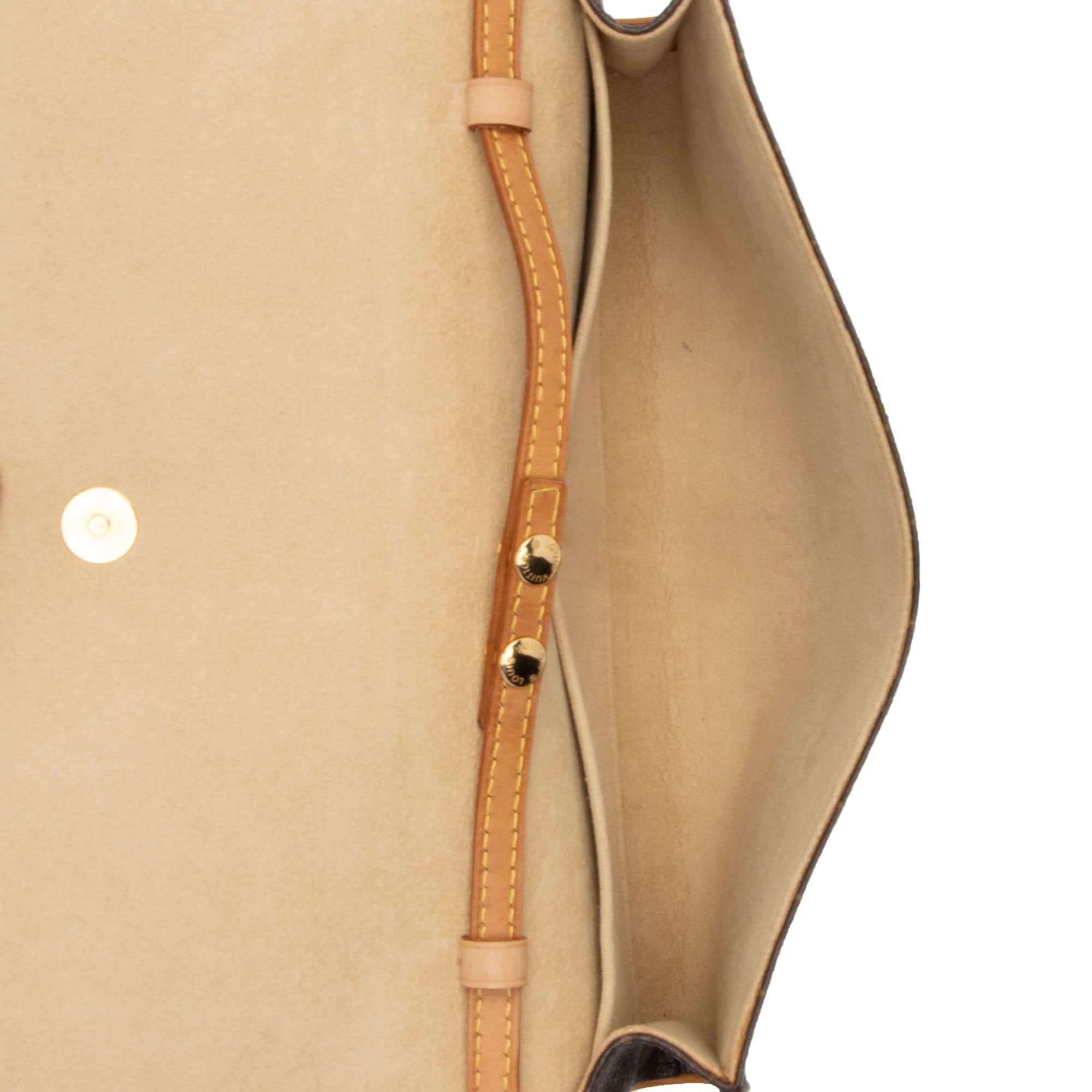 Louis Vuitton Vintage Monogram Canvas Pochette Twin GM Shoulder Bag (SHF-to1955) - Image 6