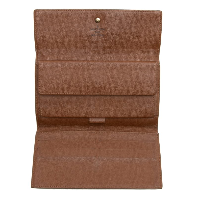 Louis Vuitton Vintage Monogram Canvas Porte Tresor International Wallet (SHF-VIGaP0) - Image 4