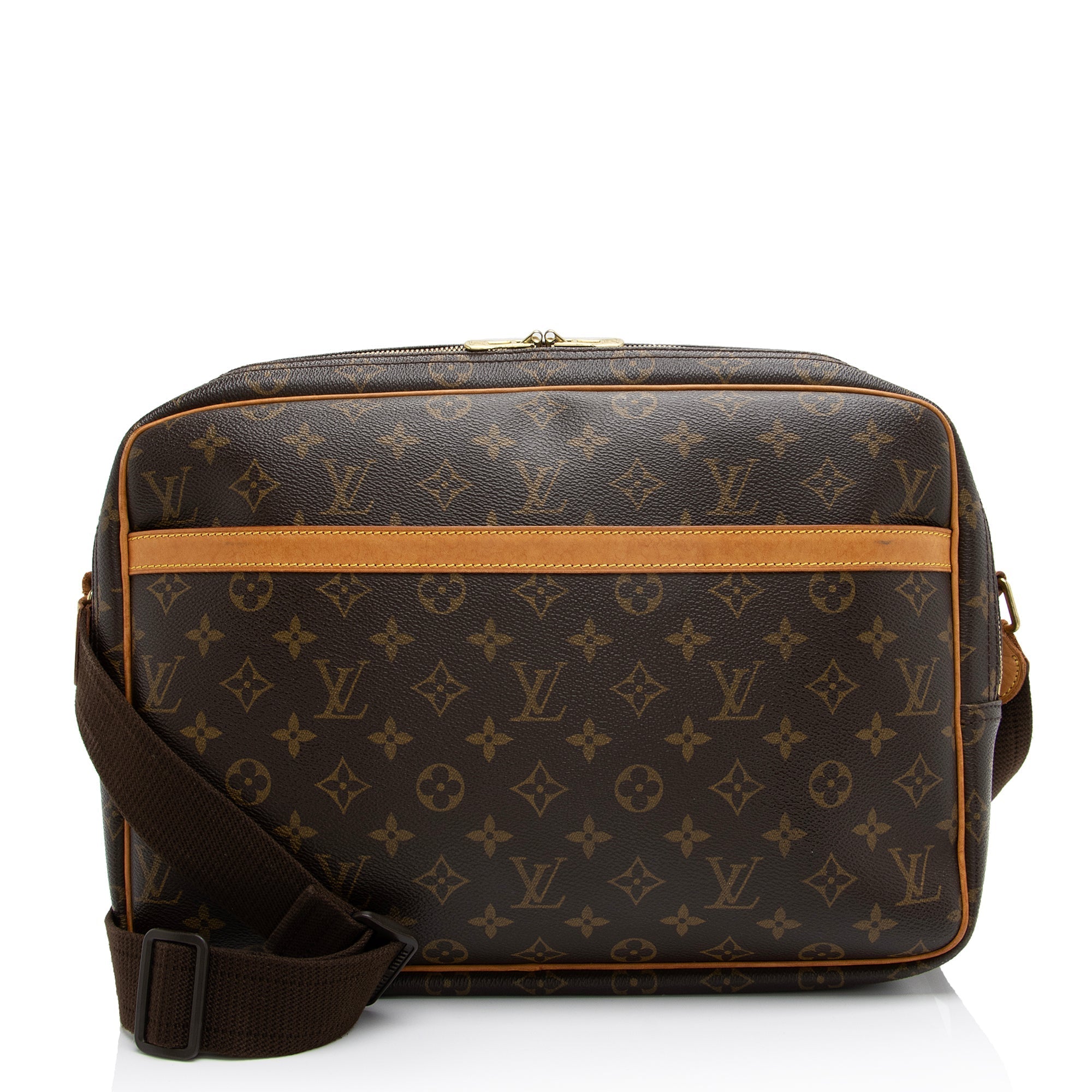 Louis Vuitton Vintage Monogram Canvas Reporter GM Messenger Bag (SHF-23072) - Image 17