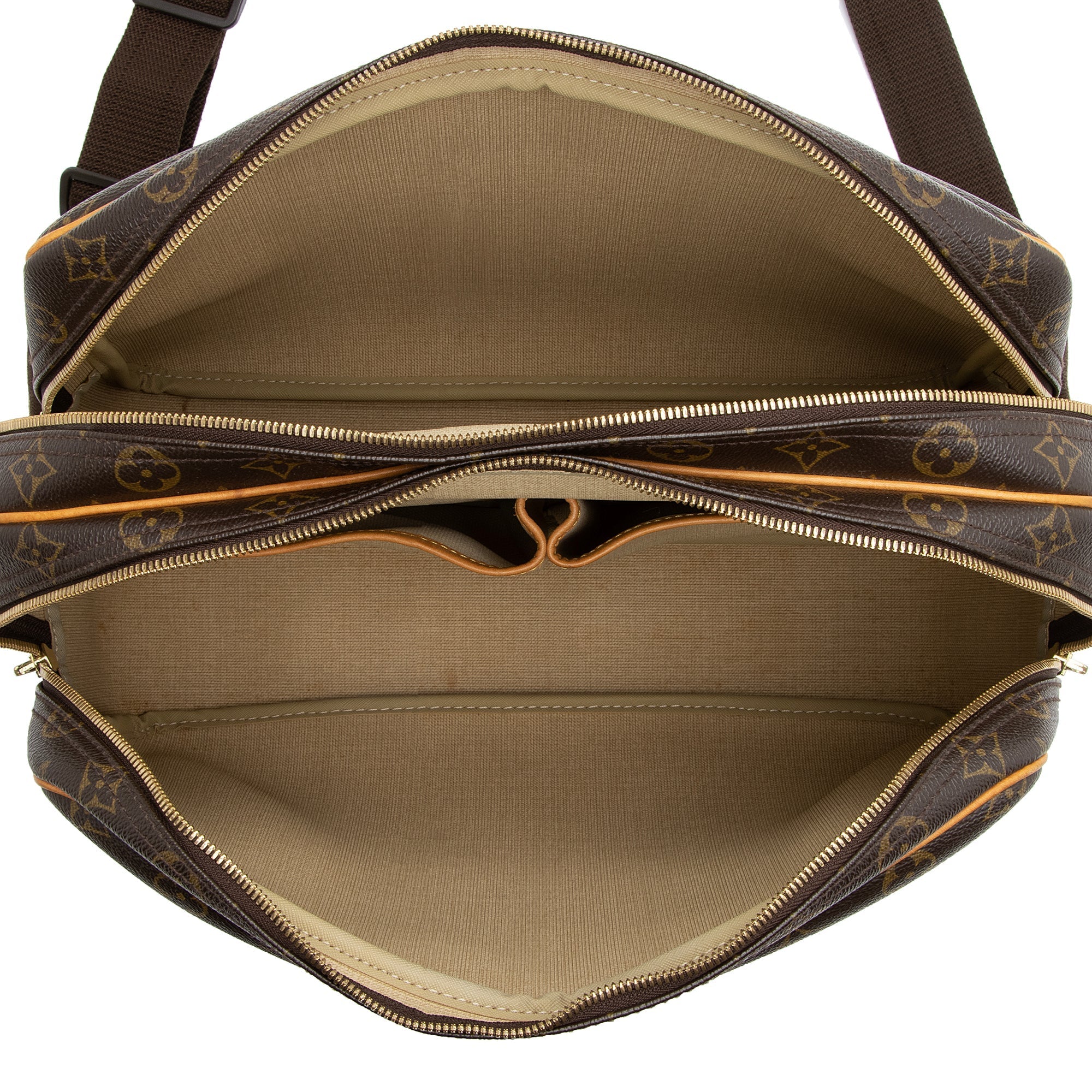 Louis Vuitton Vintage Monogram Canvas Reporter GM Messenger Bag (SHF-23072) - Image 6