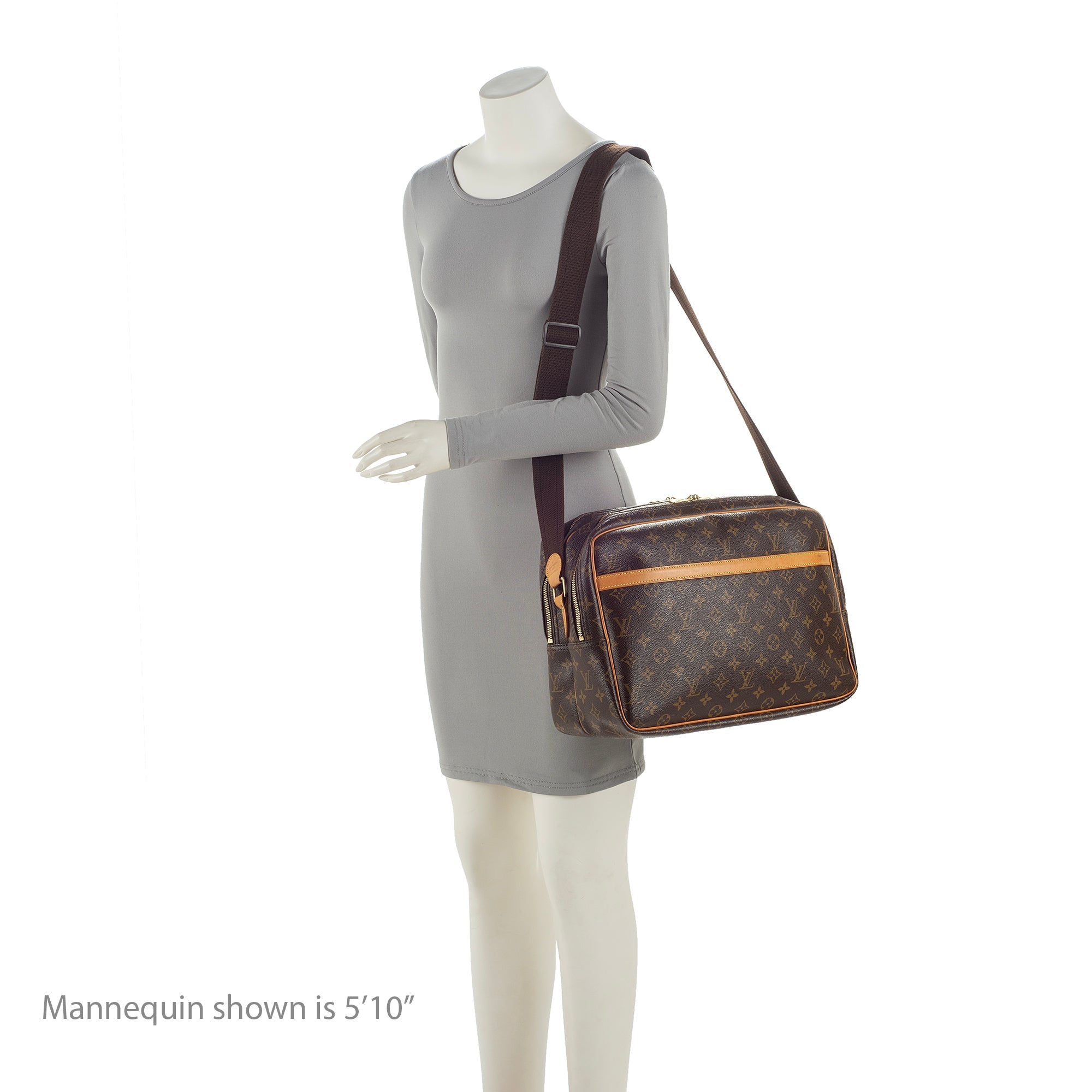Louis Vuitton Vintage Monogram Canvas Reporter GM Messenger Bag (SHF-23072) - Image 4