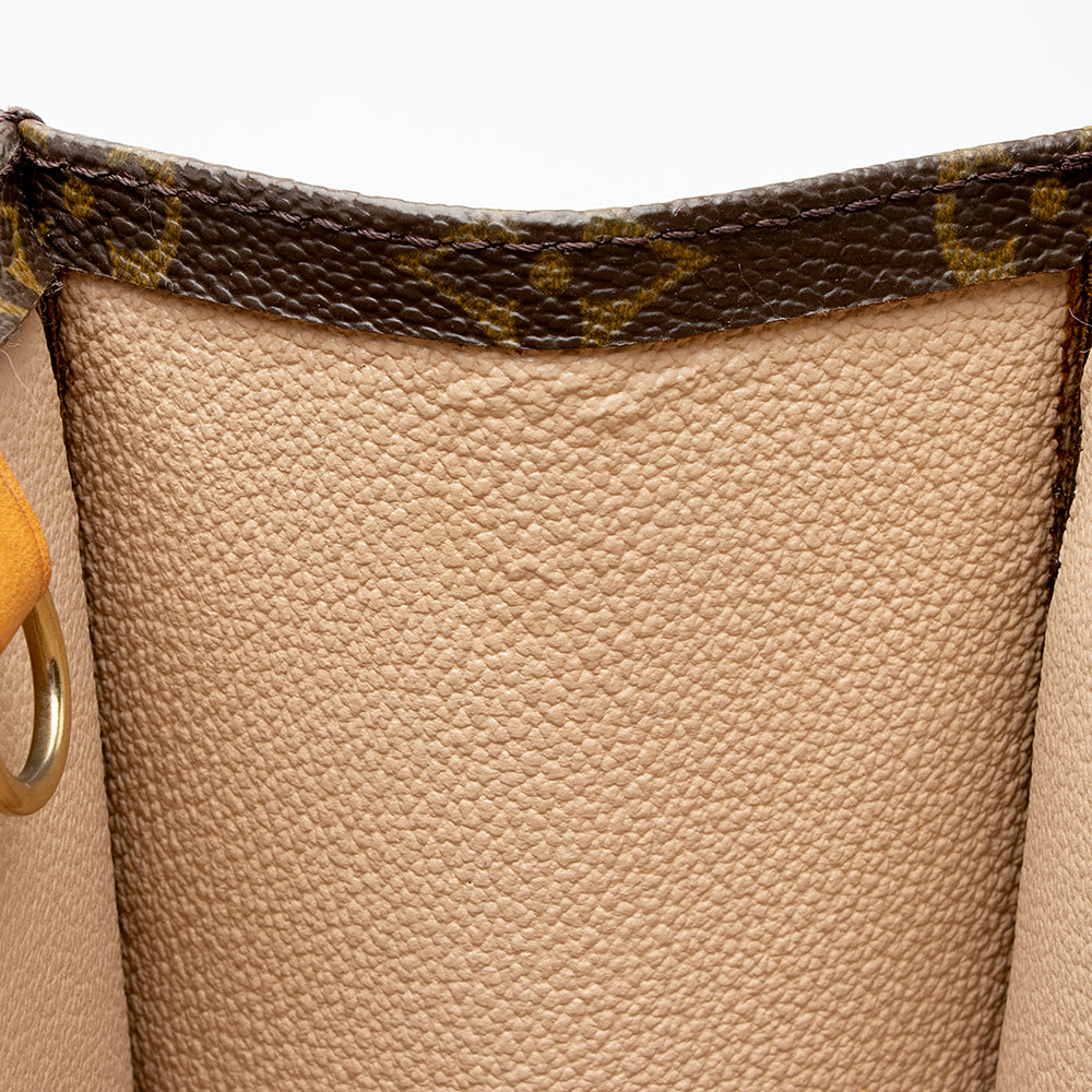 Louis Vuitton Vintage Monogram Canvas Sac Plat Tote (SHF-20209) - Image 9