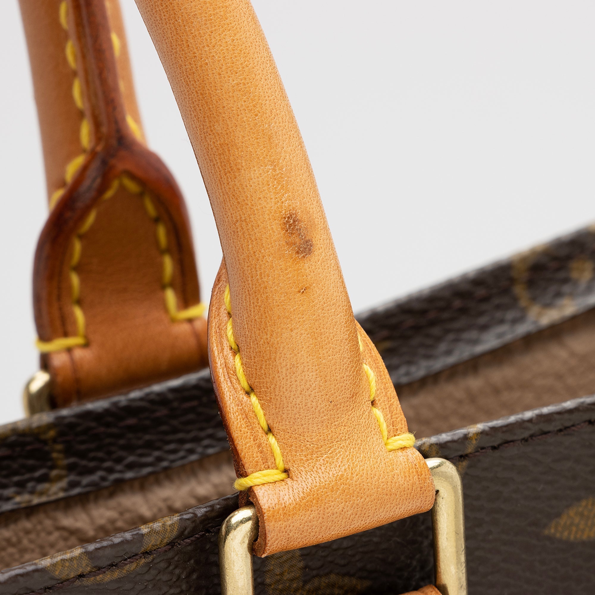 Louis Vuitton Vintage Monogram Canvas Sac Plat Tote (SHF-22683) - Image 17