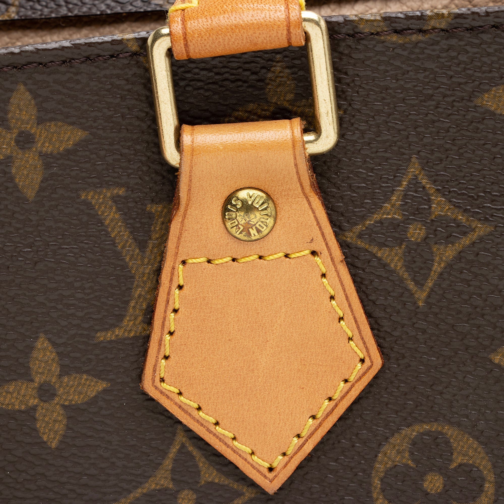 Louis Vuitton Vintage Monogram Canvas Sac Plat Tote (SHF-22683) - Image 15