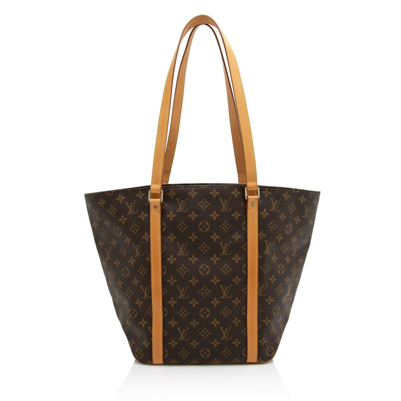 Louis Vuitton Vintage Monogram Canvas Sac Shopping 48 Tote (SHF-22905) - Image 2