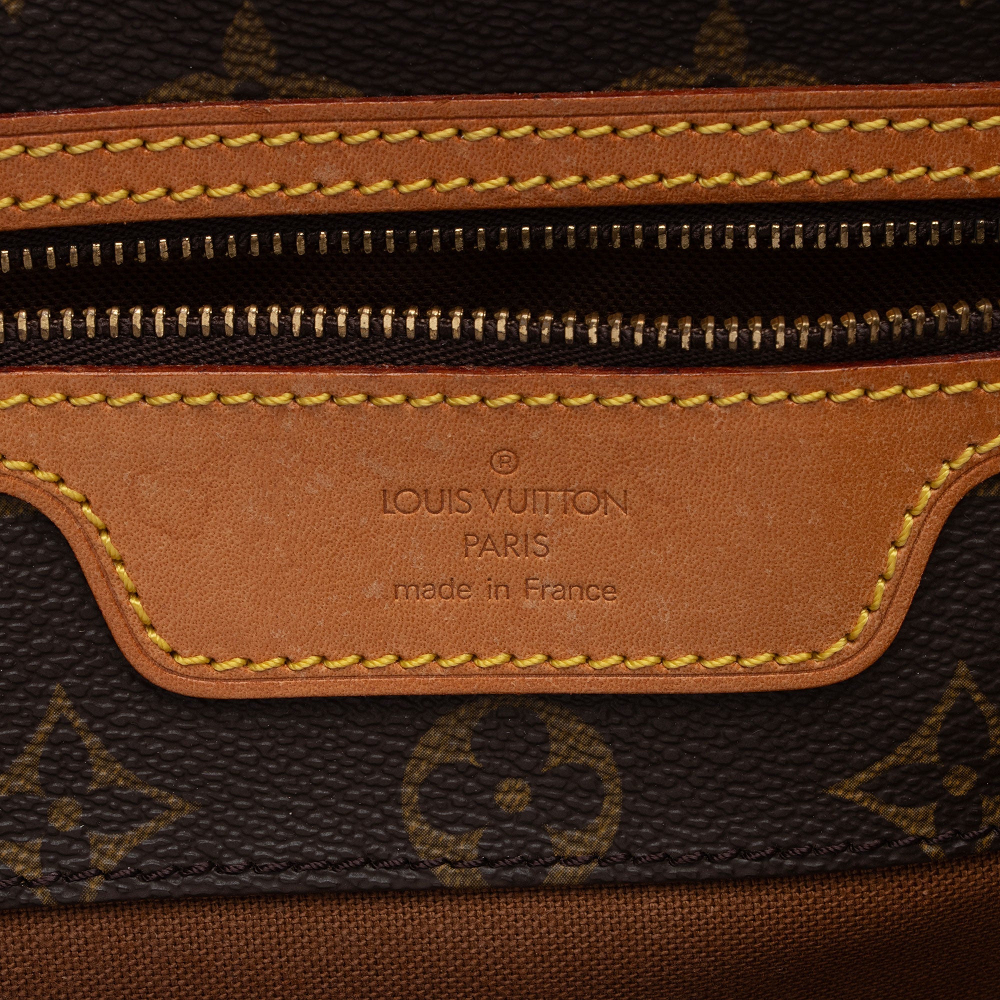 Louis Vuitton Vintage Monogram Canvas Sac Shopping 48 Tote (SHF-vt9bdi) - Image 8