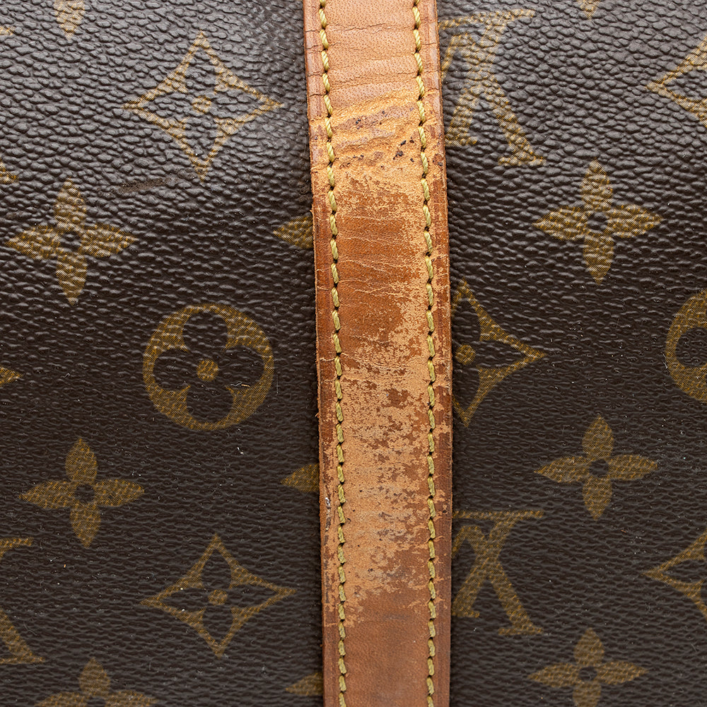 Louis Vuitton Vintage Monogram Canvas Sac Souple 35 Duffle Bag - FINAL SALE (SHF-19524) - Image 15