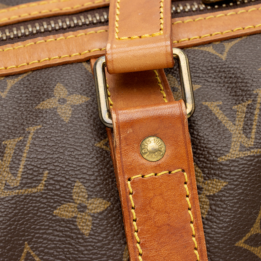 Louis Vuitton Vintage Monogram Canvas Sac Souple 45 Duffel Bag (SHF-21410) - Image 19