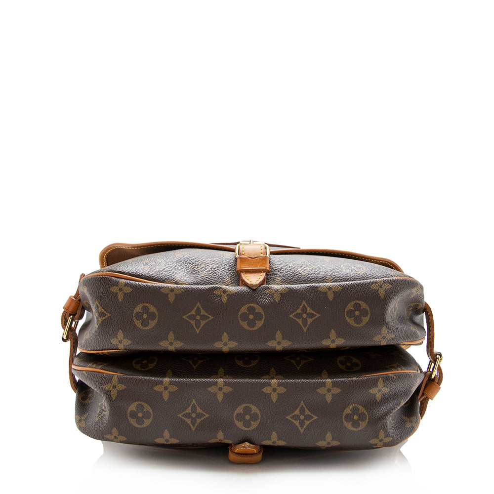 Louis Vuitton Vintage Monogram Canvas Saumur 30 Messenger Bag (SHF-14248) - Image 3