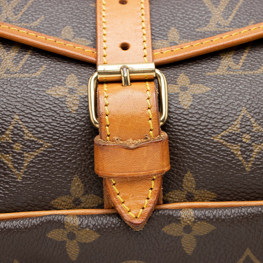 Louis Vuitton Vintage Monogram Canvas Saumur 30 Messenger Bag (SHF-14248) - Image 9