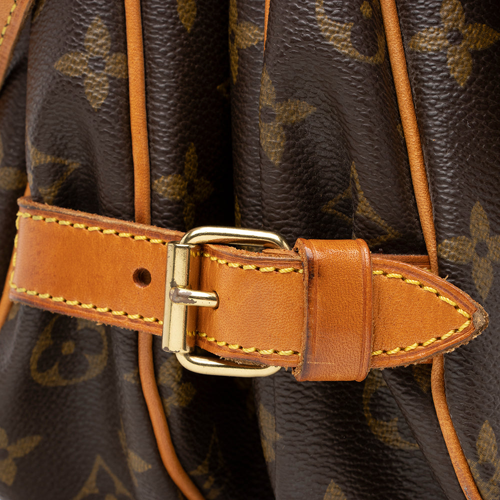 Louis Vuitton Vintage Monogram Canvas Saumur 30 Messenger Bag (SHF-14248) - Image 15