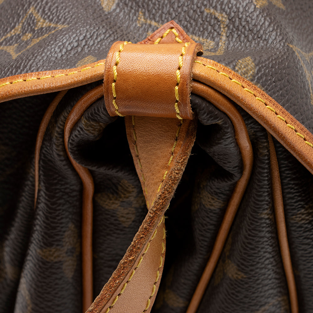 Louis Vuitton Vintage Monogram Canvas Saumur 30 Messenger Bag (SHF-14248) - Image 11