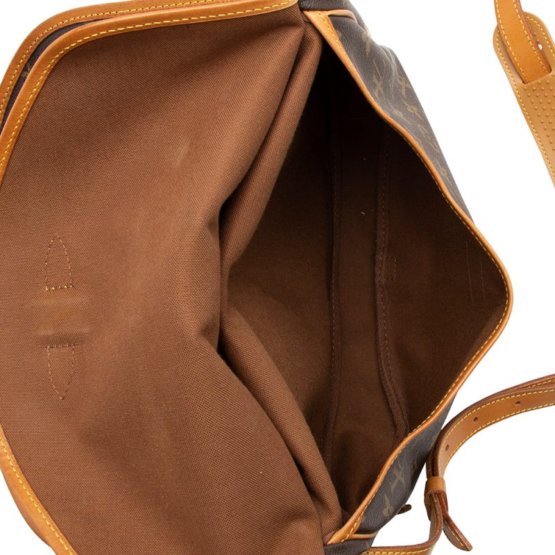 Louis Vuitton Vintage Monogram Canvas Saumur 30 Messenger Bag (SHF-14248) - Image 6