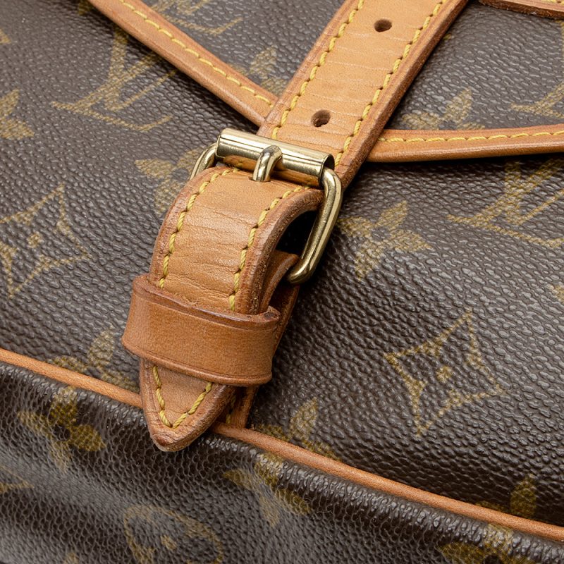 Louis Vuitton Vintage Monogram Canvas Saumur 30 Messenger Bag (SHF-20788) - Image 9