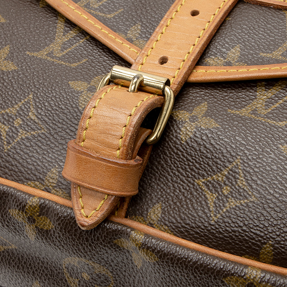 Louis Vuitton Vintage Monogram Canvas Saumur 30 Messenger Bag (SHF-20788) - Image 9