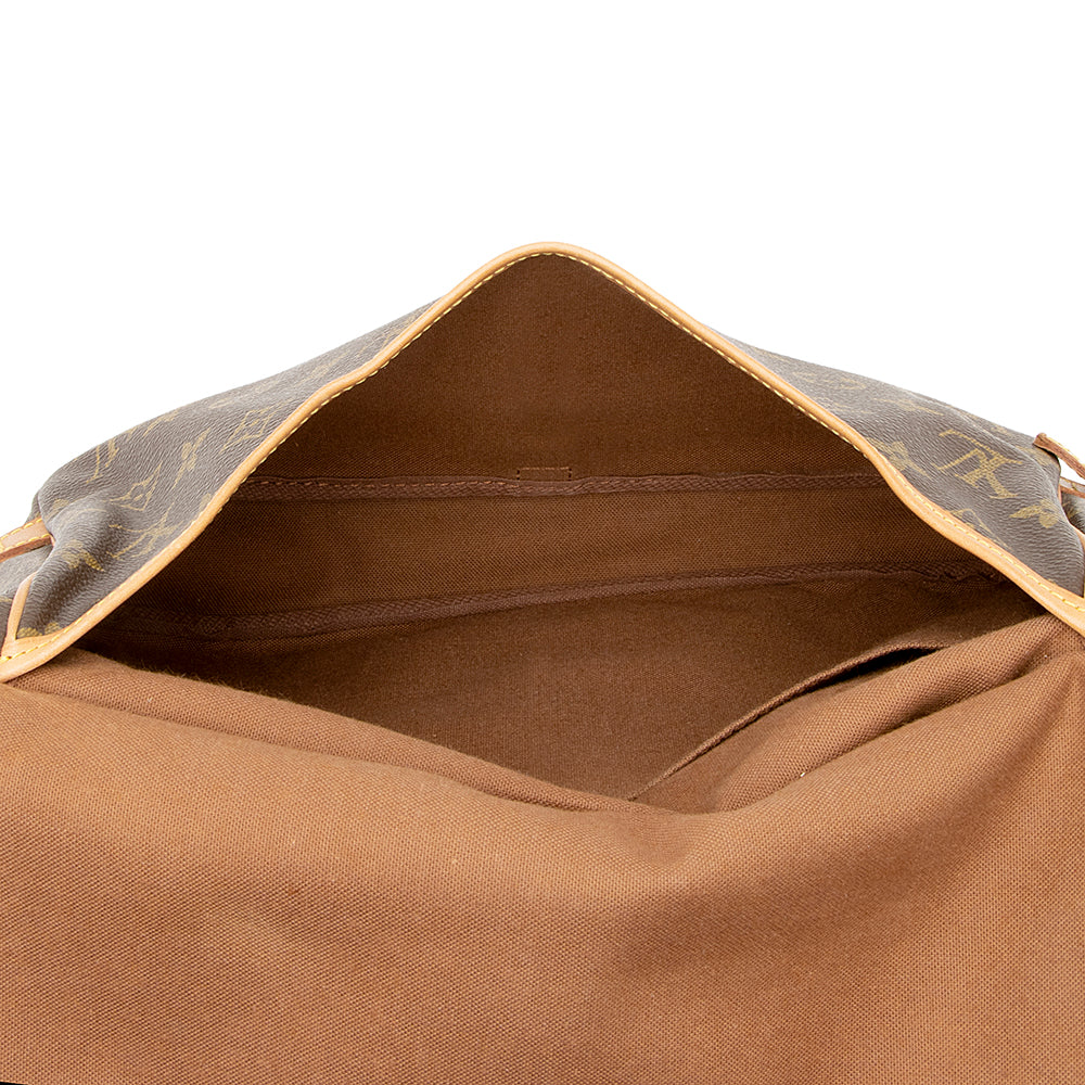 Louis Vuitton Vintage Monogram Canvas Saumur 30 Messenger Bag (SHF-20788) - Image 6