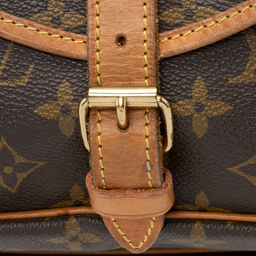 Louis Vuitton Vintage Monogram Canvas Saumur 30 Messenger Bag (SHF-21014) - Image 9