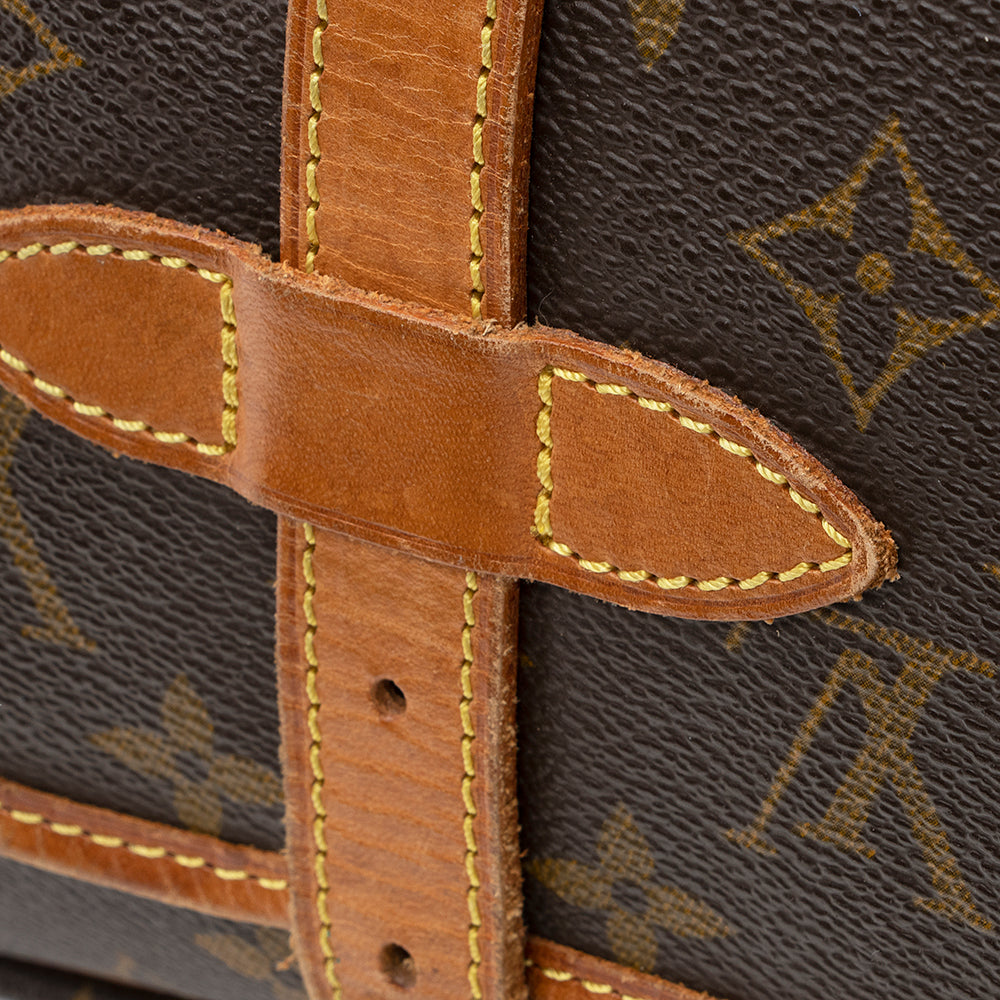 Louis Vuitton Vintage Monogram Canvas Saumur 30 Messenger Bag (SHF-21014) - Image 14