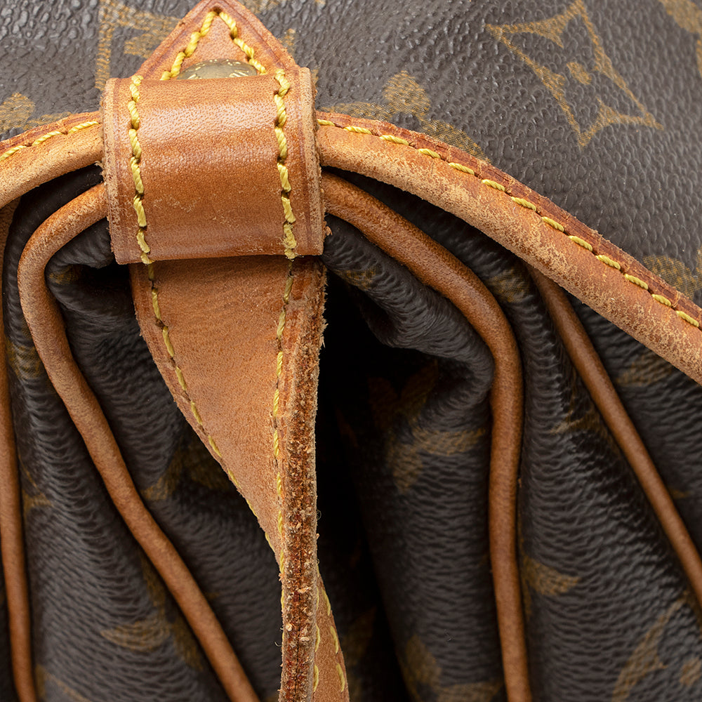 Louis Vuitton Vintage Monogram Canvas Saumur 30 Messenger Bag (SHF-21014) - Image 16