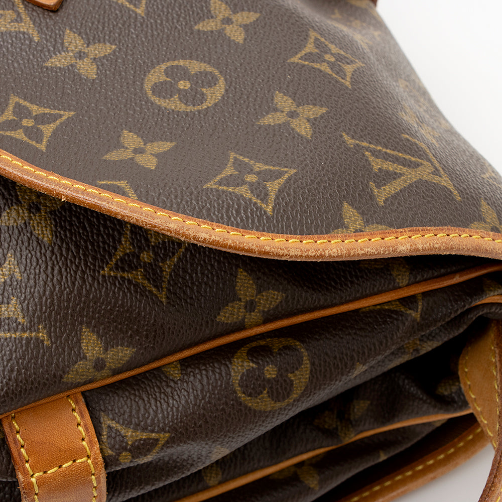 Louis Vuitton Vintage Monogram Canvas Saumur 30 Messenger Bag (SHF-20797) - Image 12
