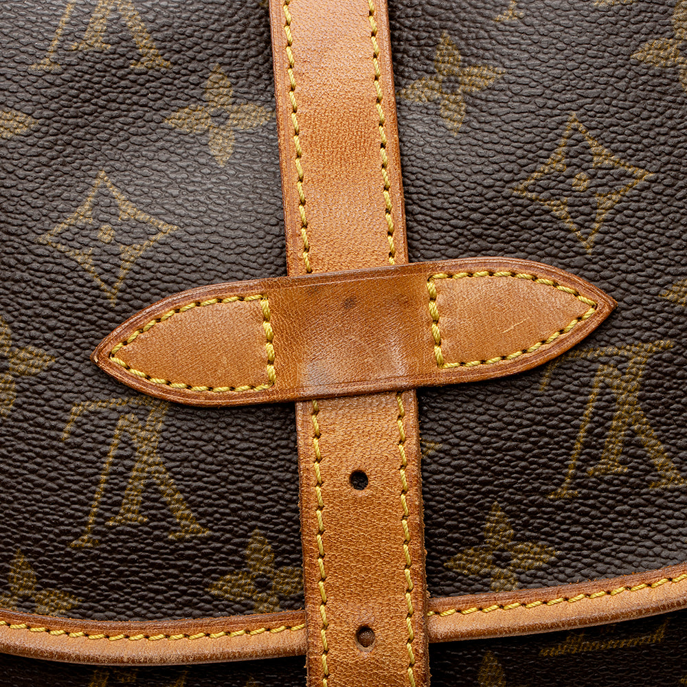 Louis Vuitton Vintage Monogram Canvas Saumur 30 Messenger Bag (SHF-20797) - Image 16