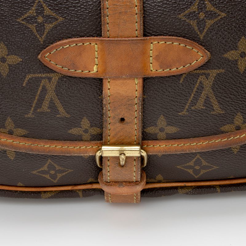 Louis Vuitton Vintage Monogram Canvas Saumur 30 Messenger Bag (SHF-20683) - Image 9