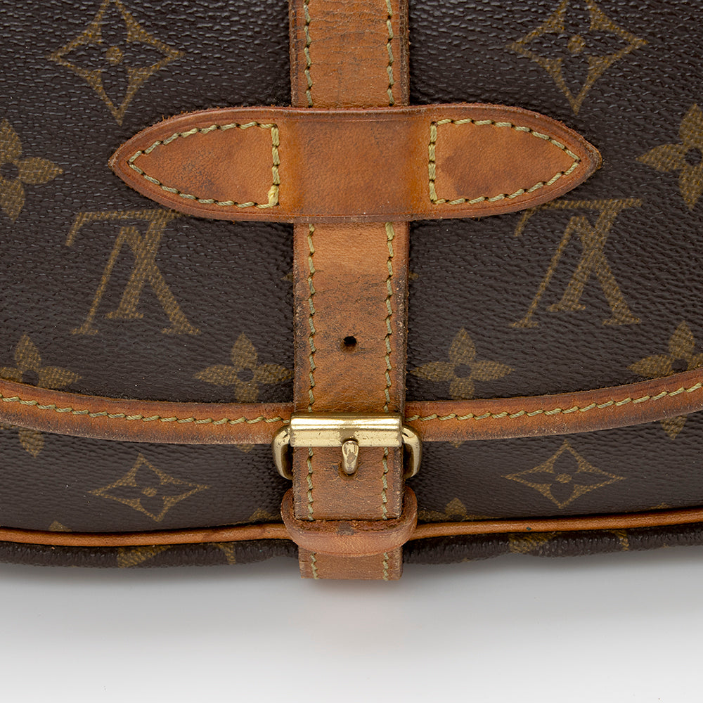 Louis Vuitton Vintage Monogram Canvas Saumur 30 Messenger Bag (SHF-20683) - Image 9