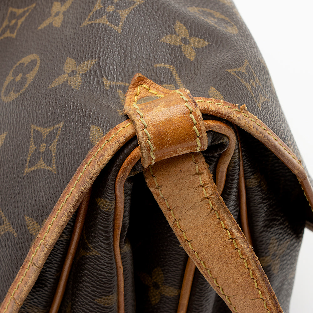 Louis Vuitton Vintage Monogram Canvas Saumur 30 Messenger Bag (SHF-20683) - Image 15