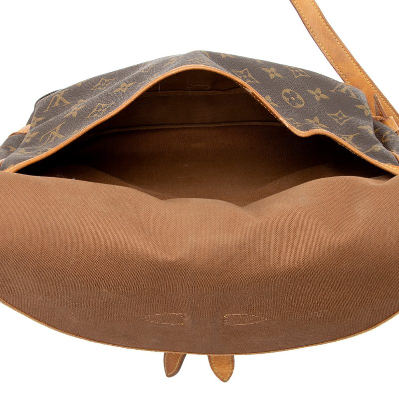 Louis Vuitton Vintage Monogram Canvas Saumur 30 Messenger Bag (SHF-20683) - Image 6