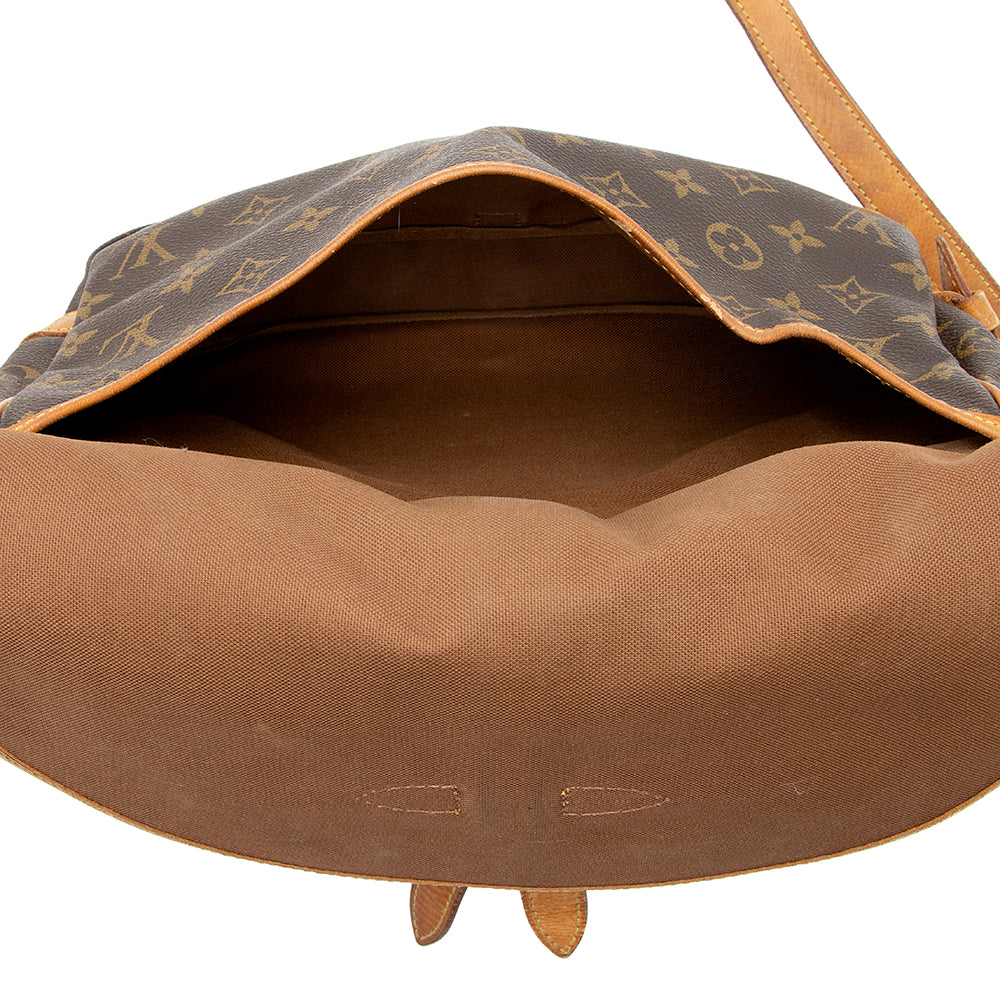 Louis Vuitton Vintage Monogram Canvas Saumur 30 Messenger Bag (SHF-20683) - Image 6
