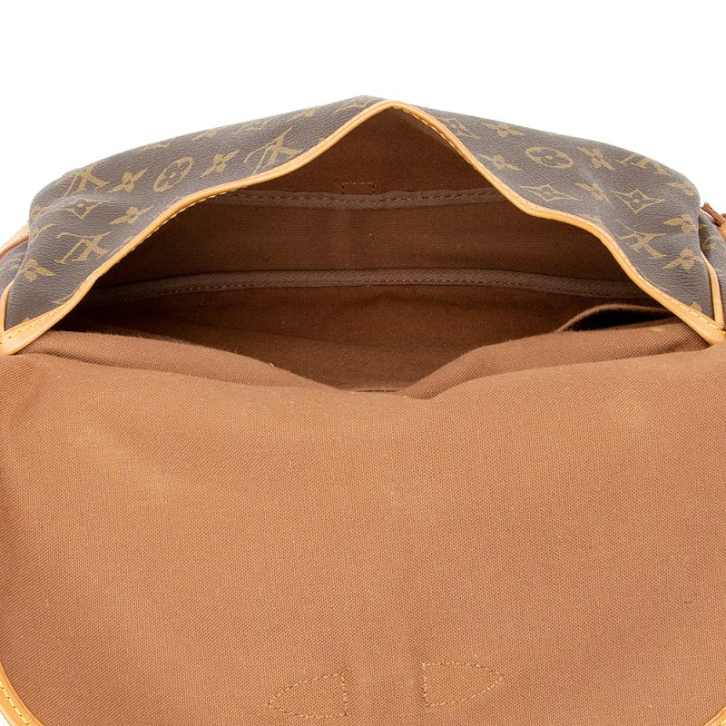 Louis Vuitton Vintage Monogram Canvas Saumur 30 Messenger Bag (SHF-21277) - Image 6