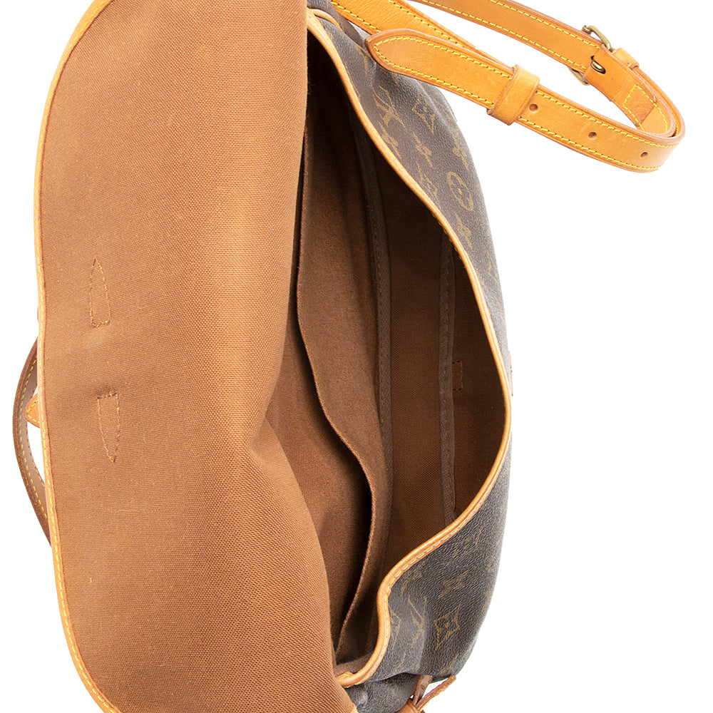 Louis Vuitton Vintage Monogram Canvas Saumur 30 Messenger Bag (SHF-F6ygbP) - Image 7