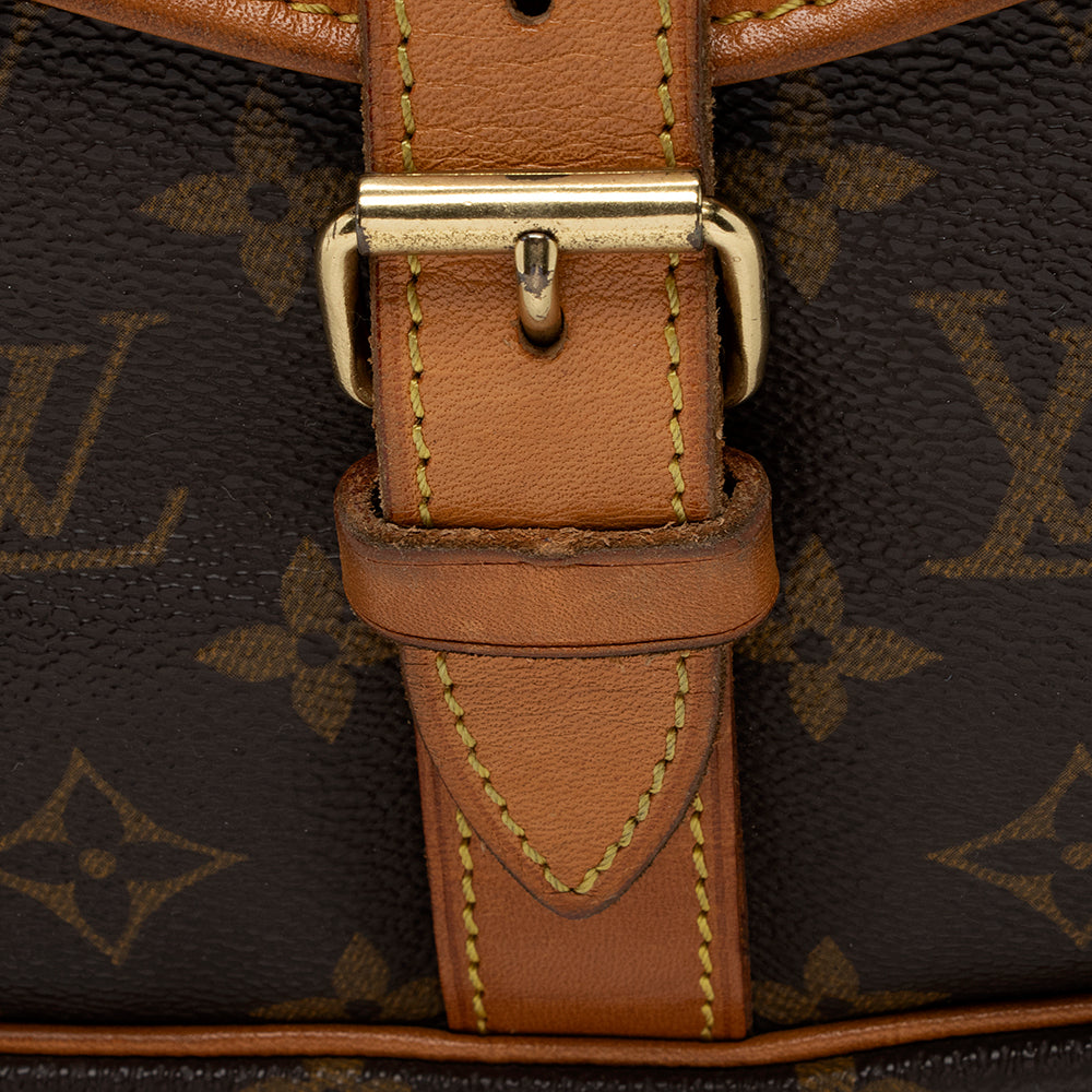 Louis Vuitton Vintage Monogram Canvas Saumur 35 Messenger Bag (SHF-18385) - Image 9