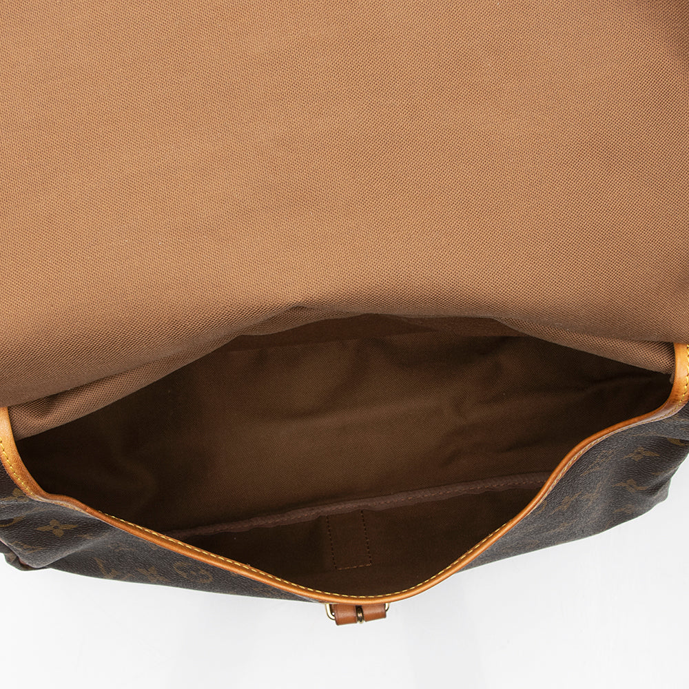 Louis Vuitton Vintage Monogram Canvas Saumur 35 Messenger Bag (SHF-18385) - Image 7